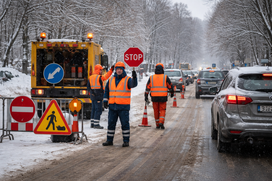 С 20 февраля в Петербурге перекроют дороги в трех районах города